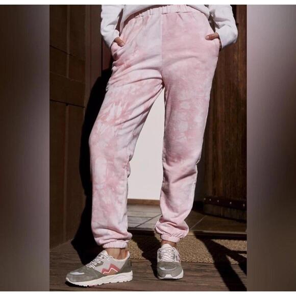 Anthropologie Pants - All Fenix Aryah Tie-Dye Joggers by Anthropologie Size M Pink  NWT! $68